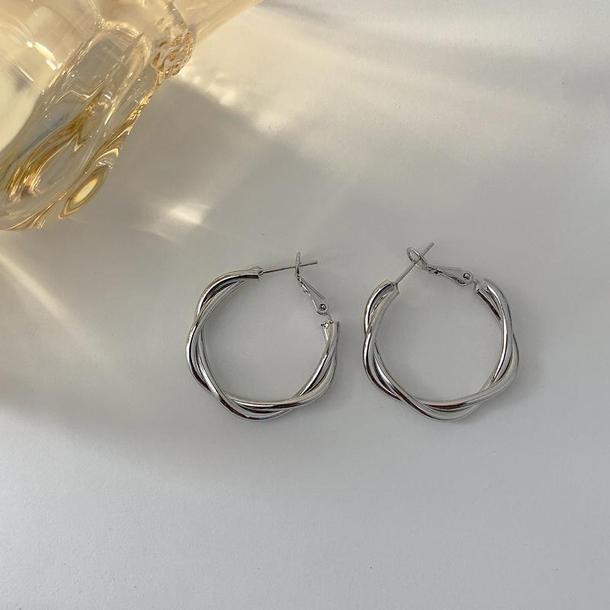 ロープデザインピアス 4278-画像4-韓国ファッション通販POPREA［ポップリア］