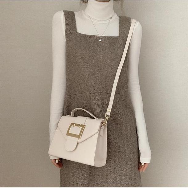 フレンチフェイクウールジャンスカ 4158-画像5-韓国ファッション通販POPREA［ポップリア］