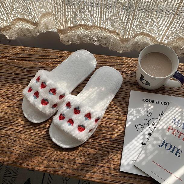 モコモコフルーツスリッパ 3486-画像5-韓国ファッション通販POPREA［ポップリア］