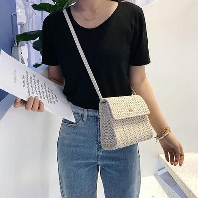 メトロポリタンストローバッグ 3714-画像5-韓国ファッション通販POPREA［ポップリア］