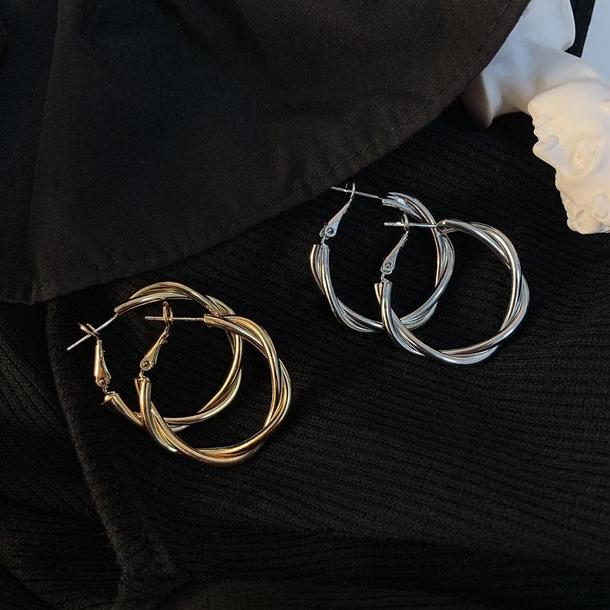 ロープデザインピアス 4278-画像5-韓国ファッション通販POPREA［ポップリア］