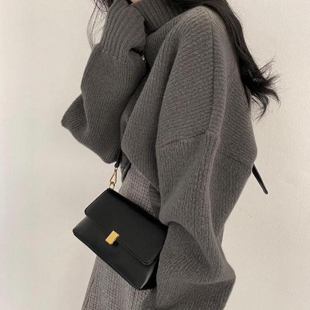 タートルネックプルオーバーニット 4199-画像5-韓国ファッション通販POPREA［ポップリア］