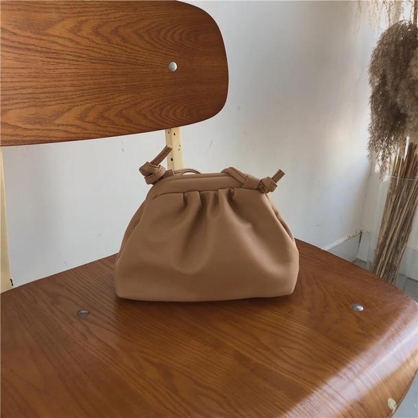 ソフトエコレザークラウドバッグ 3892-画像5-韓国ファッション通販POPREA［ポップリア］