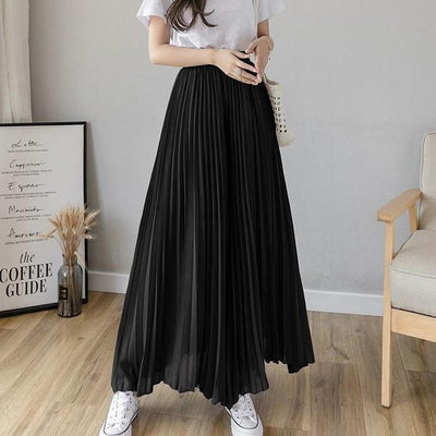 プリーツワイドパンツ 3696-画像5-韓国ファッション通販POPREA［ポップリア］