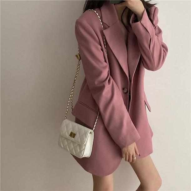 ゴールドチェーンショルダーバッグ 3914-画像5-韓国ファッション通販POPREA［ポップリア］