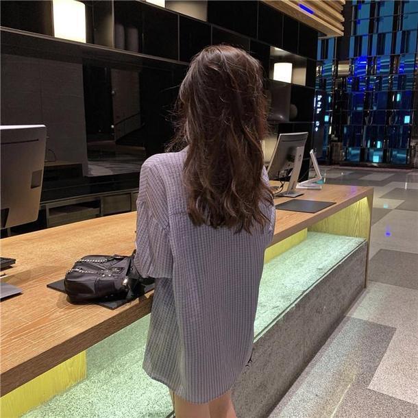 オーバーシャツ＆キャミ 3457-画像5-韓国ファッション通販POPREA［ポップリア］