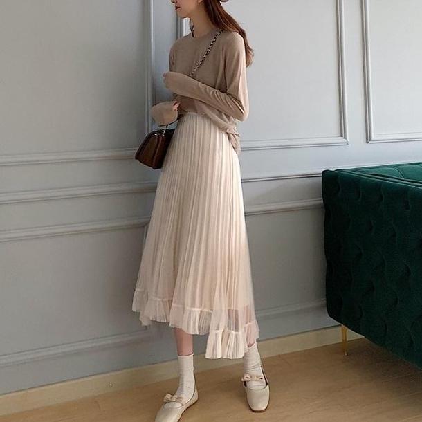 アシメシースルースカート 3109-画像6-POPREA