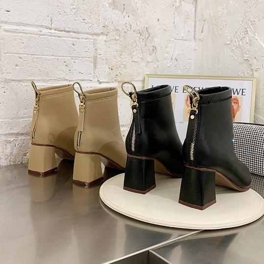 ポインテッドショートブーツ 4062-画像6-韓国ファッション通販POPREA［ポップリア］