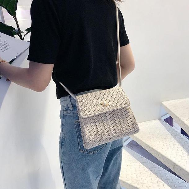 メトロポリタンストローバッグ 3714-画像6-韓国ファッション通販POPREA［ポップリア］