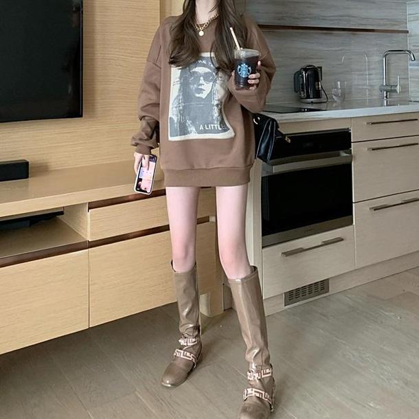 クールプリントスウエット 3982-画像6-韓国ファッション通販POPREA［ポップリア］