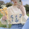 刺繍ニットビスチェ 4464-画像6-韓国ファッション通販POPREA［ポップリア］
