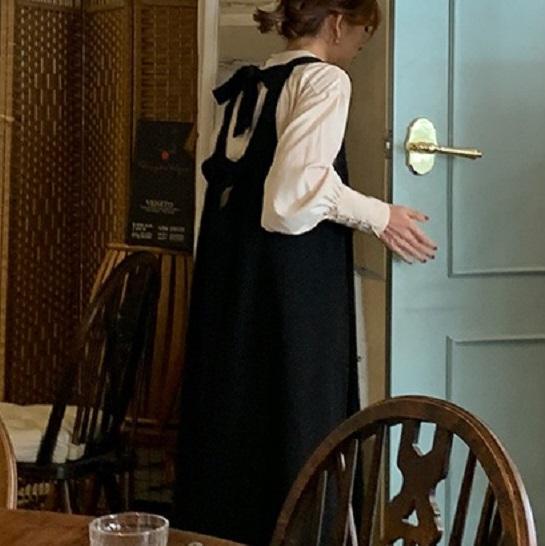 バックリボンジャンスカ 3341-画像6-韓国ファッション通販POPREA［ポップリア］