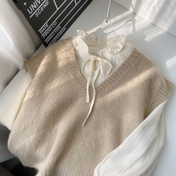 ニットベストセット 4262-画像6-韓国ファッション通販POPREA［ポップリア］