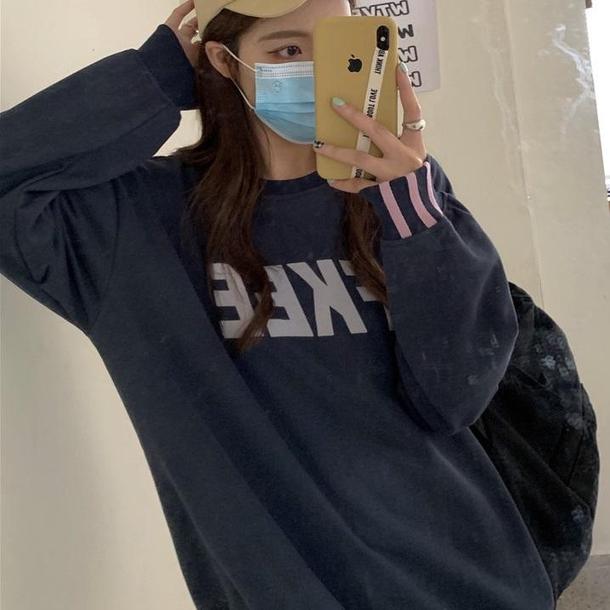 プリントラウンドネックトレーナー 3807-画像6-韓国ファッション通販POPREA［ポップリア］