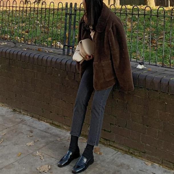 ラウンドカラーファージャケット 4180-画像6-韓国ファッション通販POPREA［ポップリア］