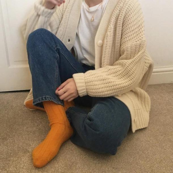 ルーズパフスリーブカーディガン 3946-画像7-韓国ファッション通販POPREA［ポップリア］