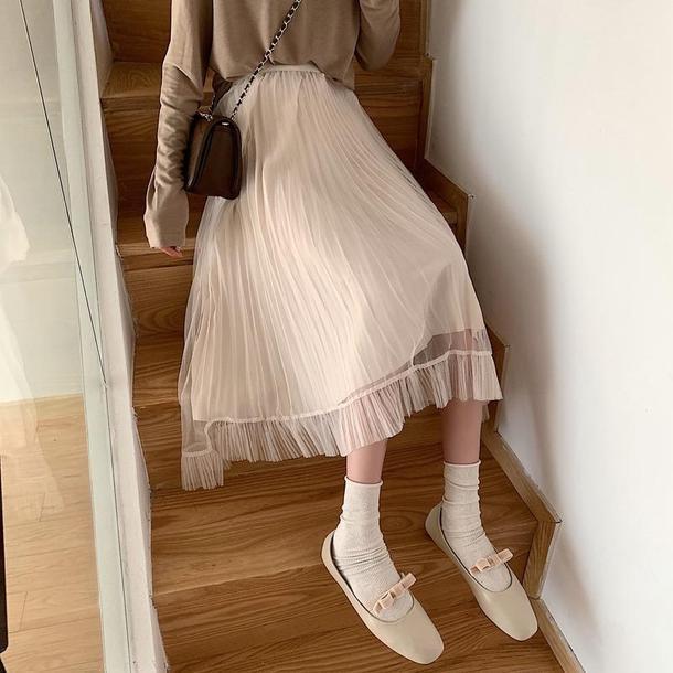 アシメシースルースカート 3109-画像7-POPREA