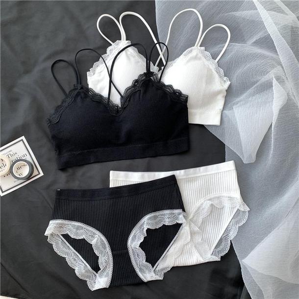 レースバックチューブトップブラセット 3492-画像7-韓国ファッション通販POPREA［ポップリア］