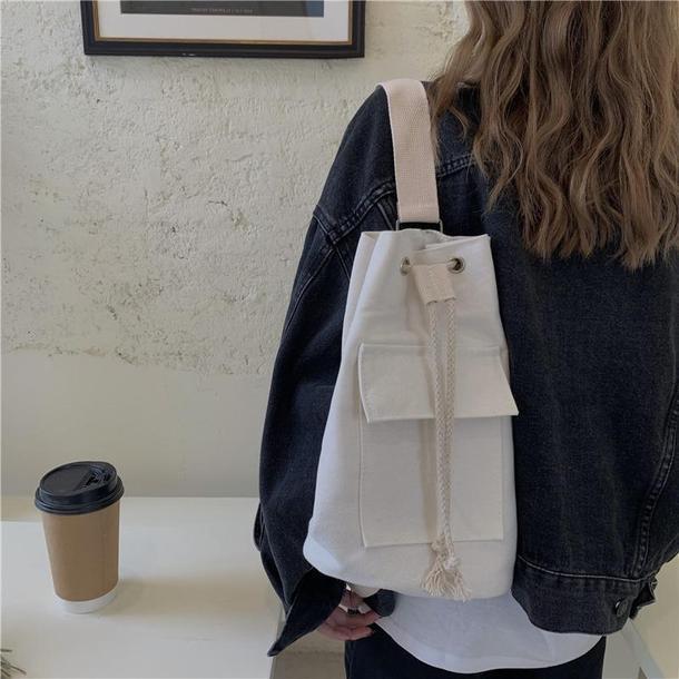 キャンバスバケツバッグ 3322-画像7-韓国ファッション通販POPREA［ポップリア］