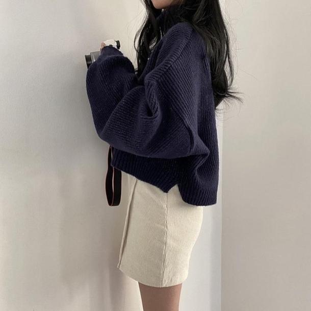 タートルネックプルオーバーニット 4199-画像7-韓国ファッション通販POPREA［ポップリア］