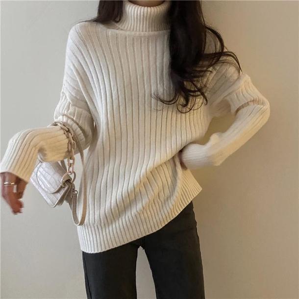 アソートハイラペルリブニット 4106-画像7-韓国ファッション通販POPREA［ポップリア］