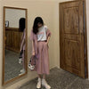 くすみカラーツーピーススカート 4419-画像7-韓国ファッション通販POPREA［ポップリア］