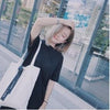 レタリングキャンバスバッグ 3181-画像7-韓国ファッション通販POPREA［ポップリア］