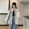 カラーシフォンルーズシャツ 4374-画像7-韓国ファッション通販POPREA［ポップリア］