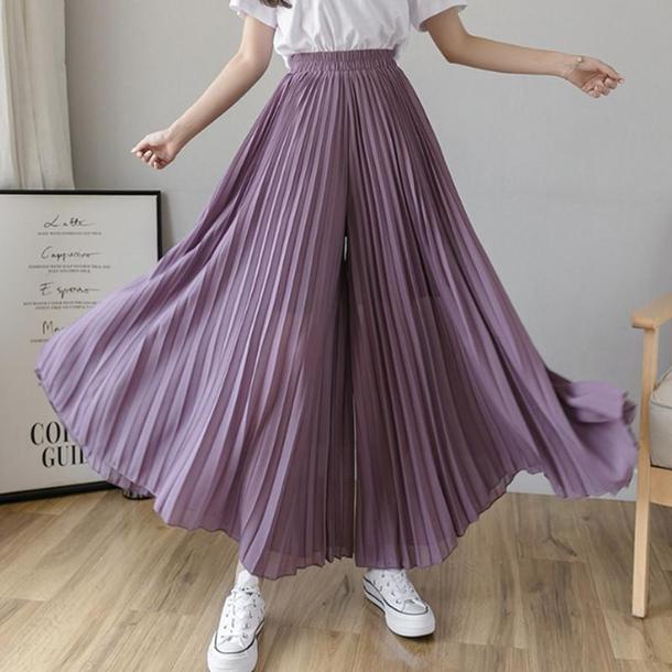 プリーツワイドパンツ 3696-画像7-韓国ファッション通販POPREA［ポップリア］