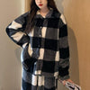 カジュアルチェック柄パジャマ 4224-画像7-韓国ファッション通販POPREA［ポップリア］