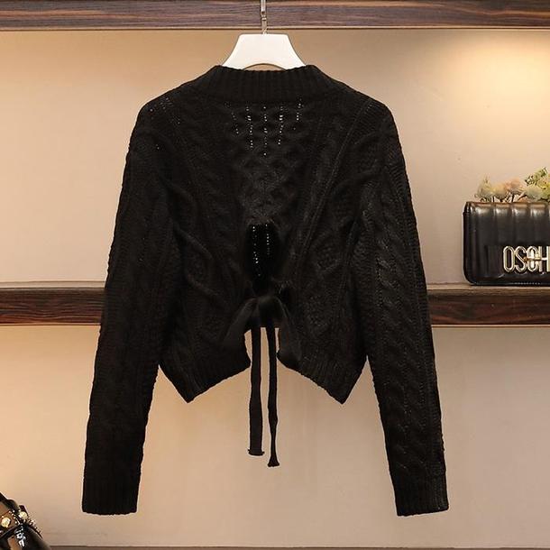 ニット＆フラワーワンピ 3825-画像7-韓国ファッション通販POPREA［ポップリア］