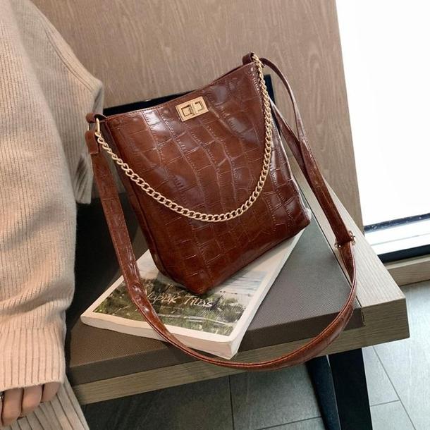 クロコパターンチェーンバッグ 3985-画像7-韓国ファッション通販POPREA［ポップリア］