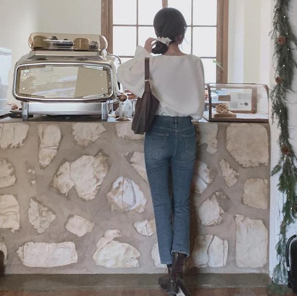 キャンディスリーブシンプルシャツ 4315-画像8-韓国ファッション通販POPREA［ポップリア］