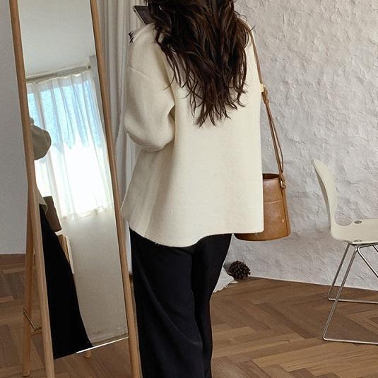 イレギュラーフリルニット 4119-画像8-韓国ファッション通販POPREA［ポップリア］