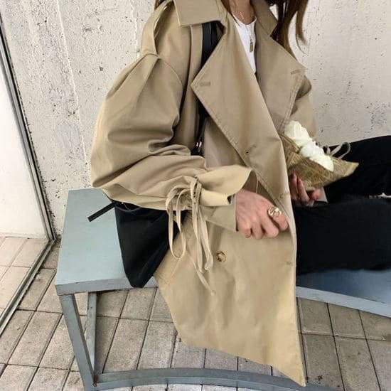 キャンディースリーブショートトレンチ 4311-画像8-韓国ファッション通販POPREA［ポップリア］