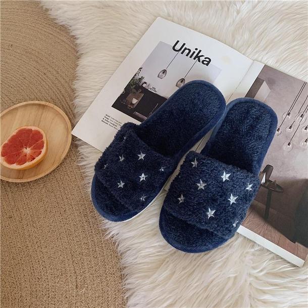 ふわふわ星柄スリッパ 3506-画像8-韓国ファッション通販POPREA［ポップリア］