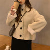 ショートフリースジャケット 3990-画像8-韓国ファッション通販POPREA［ポップリア］
