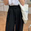 シンプルタック入りワイドパンツ 3674-画像8-韓国ファッション通販POPREA［ポップリア］