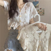 ビックフラワー刺繍カーディガン 4521-画像8-韓国ファッション通販POPREA［ポップリア］