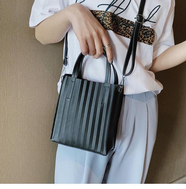 ストライプシースルークリアバッグ 3429-画像8-韓国ファッション通販POPREA［ポップリア］