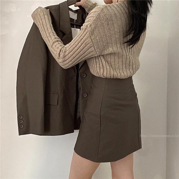 ショートスカートセットアップ 3919-画像8-韓国ファッション通販POPREA［ポップリア］