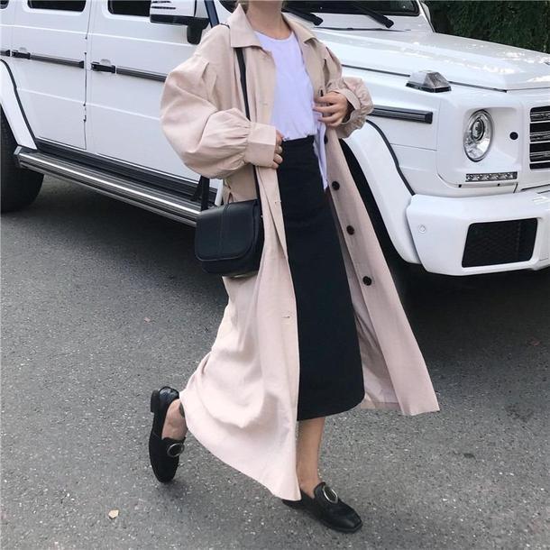 パフスリーブシングルブレストコート 3256-画像8-韓国ファッション通販POPREA［ポップリア］