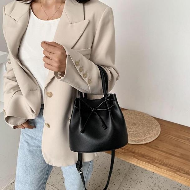 エコレザーリボンショルダーバッグ 3778-画像8-韓国ファッション通販POPREA［ポップリア］