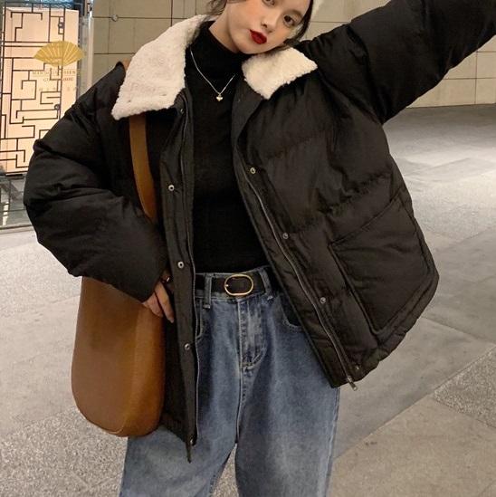 ボア付きエコダウンジャケット 3998-画像8-韓国ファッション通販POPREA［ポップリア］