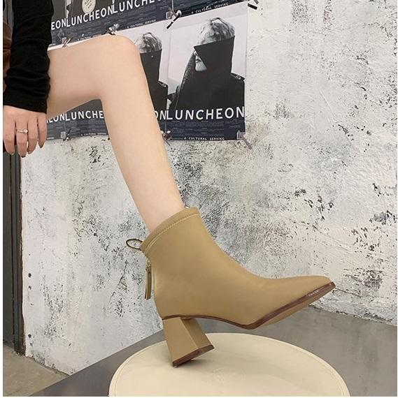 ポインテッドショートブーツ 4062-画像8-韓国ファッション通販POPREA［ポップリア］