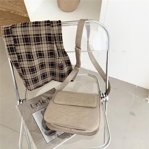 クロコパターンスクエアバッグ 4147-画像8-韓国ファッション通販POPREA［ポップリア］