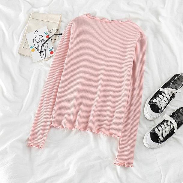 メロウリブトップス 3291-画像8-韓国ファッション通販POPREA［ポップリア］