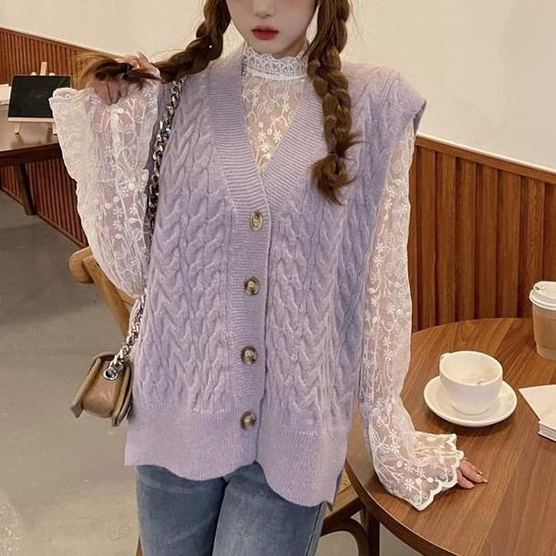 レースインナートップス 4264-画像8-韓国ファッション通販POPREA［ポップリア］