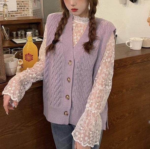 レースインナートップス 4264-画像9-韓国ファッション通販POPREA［ポップリア］