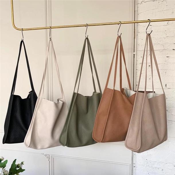 ショルダーソフトエコレザーバッグ 3855-画像9-韓国ファッション通販POPREA［ポップリア］